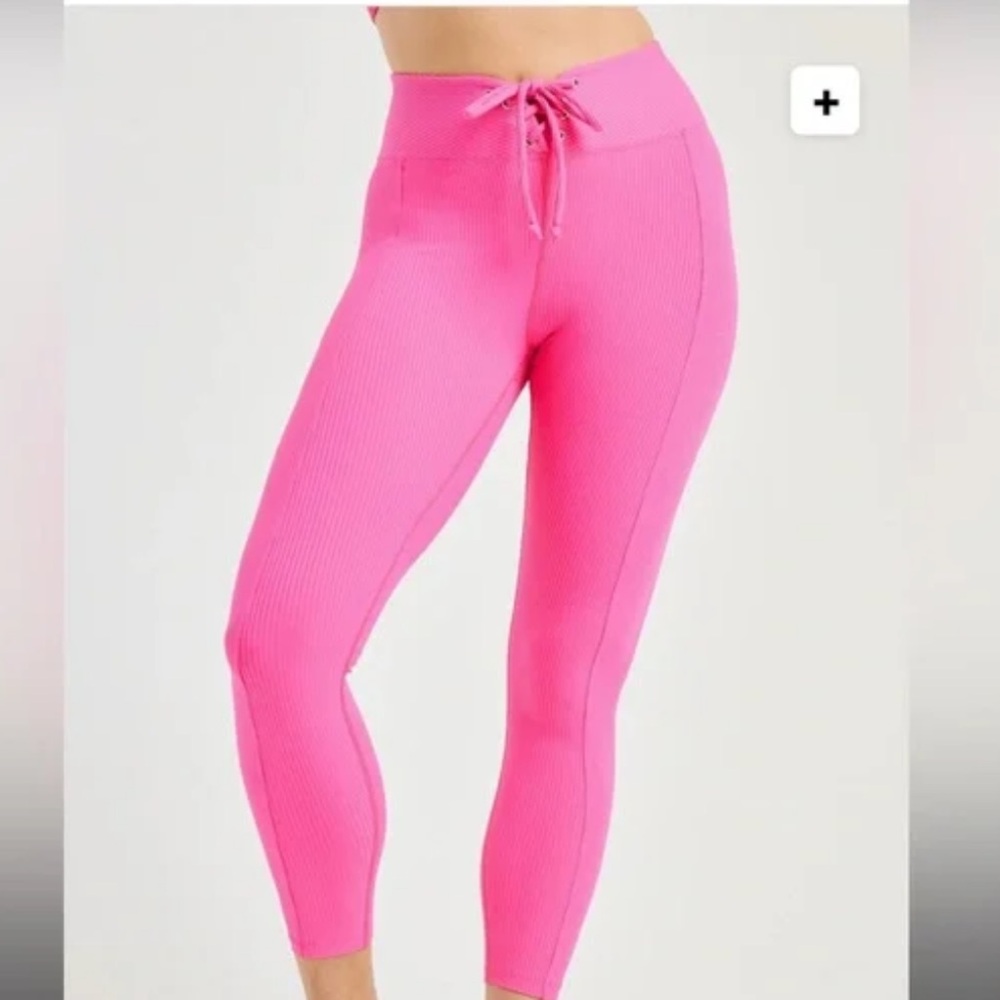 NWT Year of Ours Ribbed Football Legging-Hot Pink